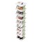 SKUSHOPS 9Tier Narrow Entryway Shoe Rack Plastic Vertical Shoe Organizer Space Saving Free Standing Shoes Storage Shelf Closet